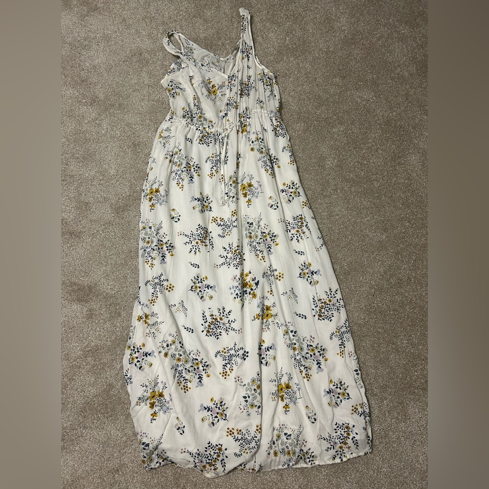 Lucky brand white/floral maxi dress